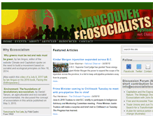 Tablet Screenshot of ecosocialistsvancouver.org